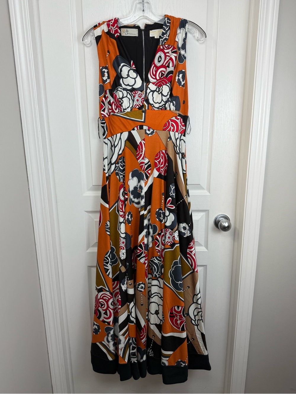 Vintage 1970s Floral Maxi Dress Size 4/6 Small - Picture 2 of 13